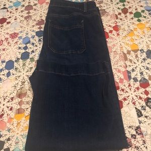 Talbots High waist wide crop pants